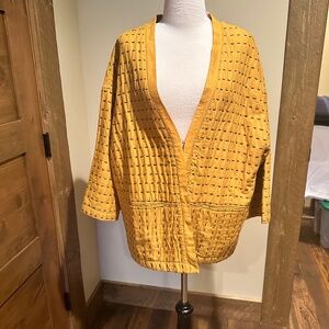 J. Jill Pure Jill Kantha stitched kimono jacket